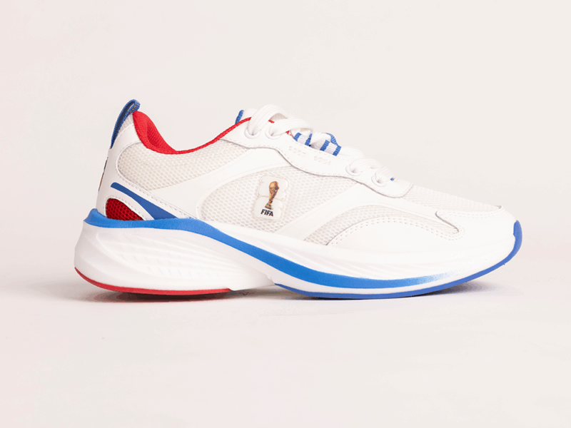 Tyrek Team USA White Mesh Sneaker