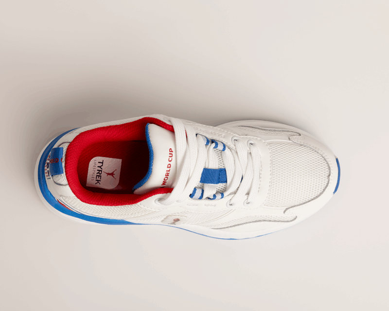 Tyrek Team USA White Mesh Sneaker - Image 2