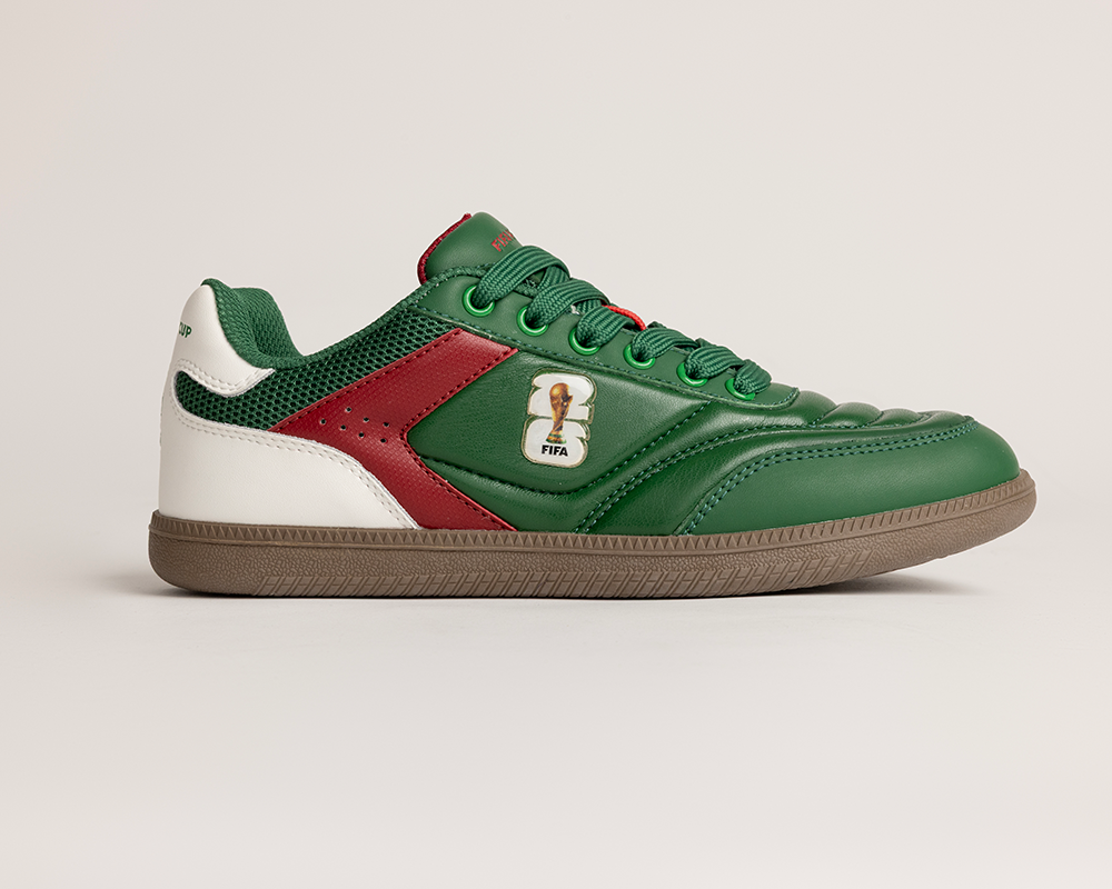 Tyrek Team Mexico Green Leather Sneaker
