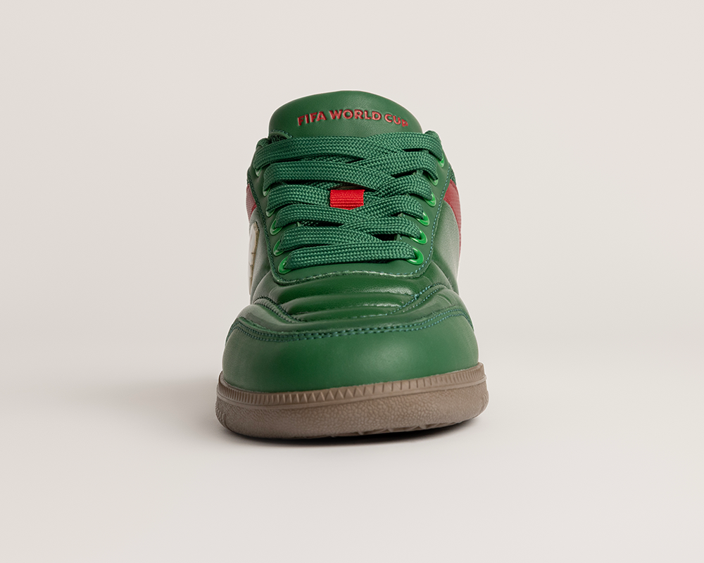 Tyrek Team Mexico Green Leather Sneaker - Image 3