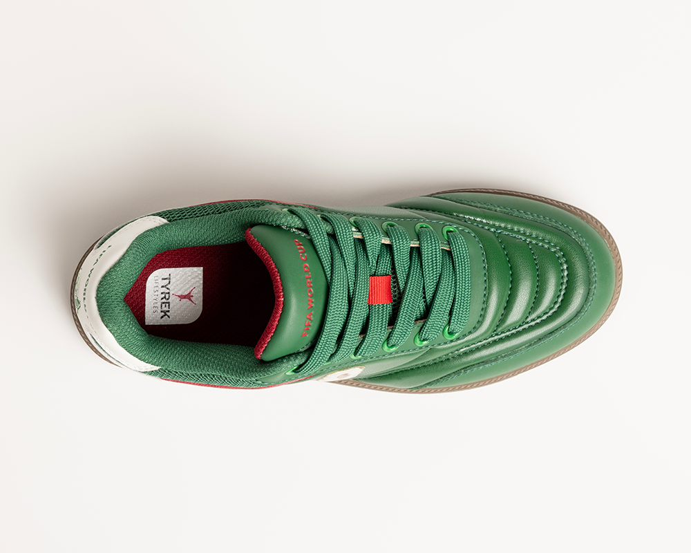Tyrek Team Mexico Green Leather Sneaker - Image 4