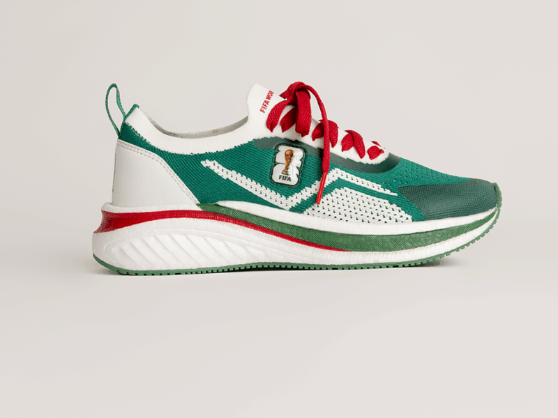 Tyrek Team Mexico Green Mesh Sneaker