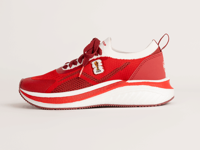 Tyrek Team Canada Red Mesh Sneaker