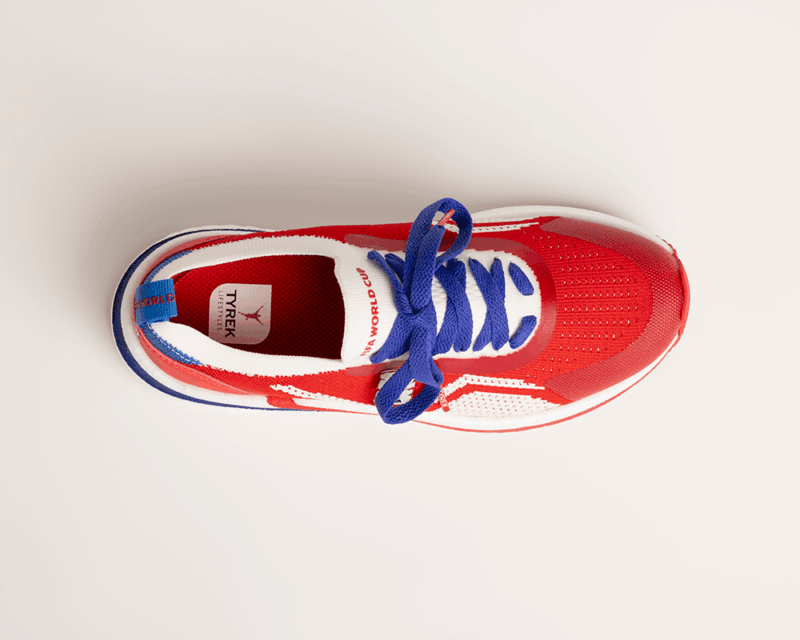 Tyrek Team USA Red Mesh Sneaker - Image 2